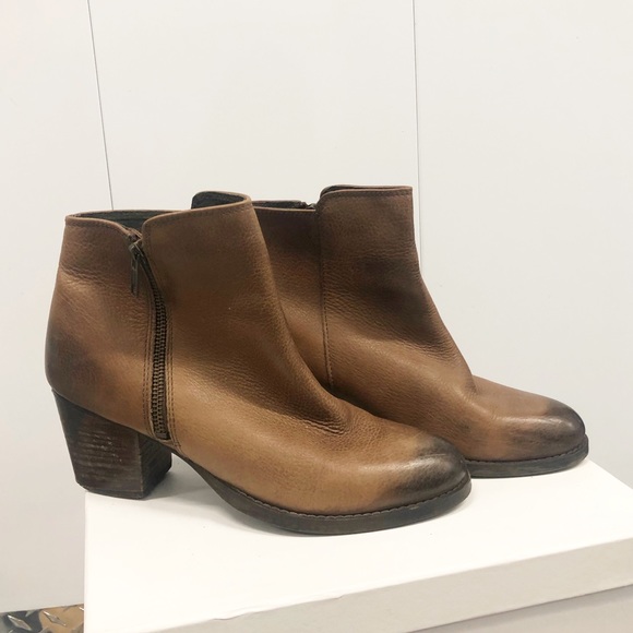 Sol Sana Brown Leather Bootie - Picture 4 of 5